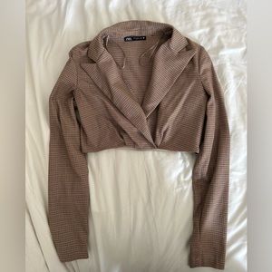 Zara Cropped Blazer